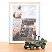 JEEP ARMY 1944 D-DAY, conmemoración desembarco de Normandía. escala 1:18 NOREV 189016 - details 0