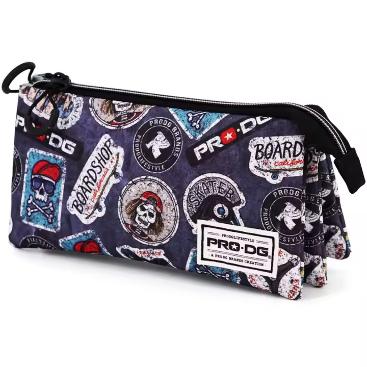 ProDG Karactermania Portatodo 69826 Azul con Estampados y Tres Compartimentos - 1
