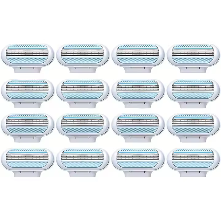 Cuchilla De Afeitar Para Mujer Con Mango Y 16 Hojas Eliminación De Pelos Facial/Pierna/Arbolado Bikini Compatible Con Venus Shaver - 1
