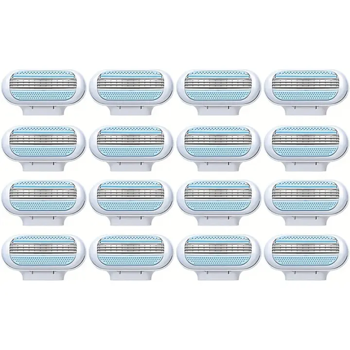 Cuchilla De Afeitar Para Mujer Con Mango Y 16 Hojas Eliminación De Pelos Facial/Pierna/Arbolado Bikini Compatible Con Venus Shaver - 1
