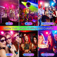 Luz De Escenario LED RGB 60 LEDs DMX512 Paralelo Plano Efectos Multifuncionales Estroboscópico Para Fiesta Boda DJ Disco - details 5