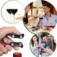 Aireador De Vino Cortador De Sellador Eco-amigable Negro Accesorio De Barra Y Cocina Abrebotellas Con Cortador De Sellador - details 4
