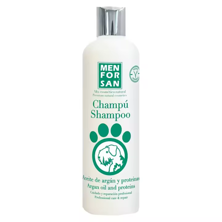 Champú para Perros Menforsan con Aceite de Argán - Cuida y Protege la Piel Sensible - Fórmula Hipoalergénica - 1