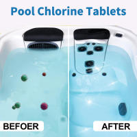 Pastillas Cloro para Piscina - Tabletas Efervescentes Desinfectantes | Elimina Algas y Bacterias | Limpieza Profunda del Agua - details 1