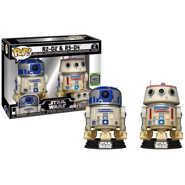 Funko  POP R2-D2 R2D2 r5-d4 R5d4 exclusivo Celebration Galactic Convention Star ¨Wars Funko Pop - 1