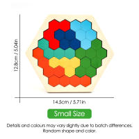 Juego De Rompecabezas De Madera Tangram Tablero Educativo Para Niños Juguete Montessori De Desarrollo Cerebral IQ Test Regalo Para Niños De 3 a 12 Años - details 6