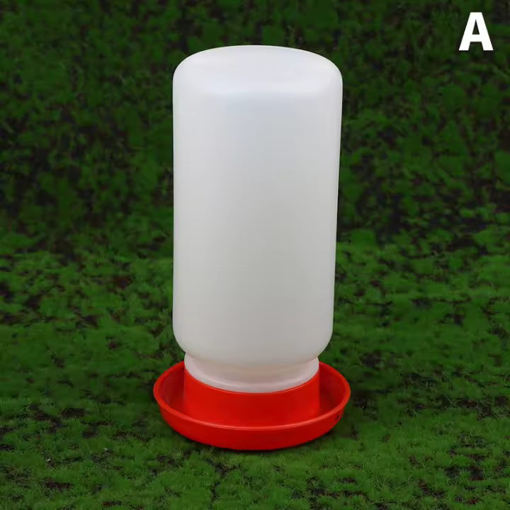 Dispensador De Alimentos Y Agua Para Ponederos Plástico Reforzado Automático Tanque De Alimentación Para Pollos Pato Ganso - 1