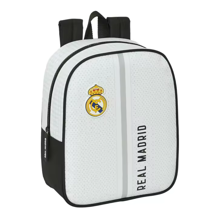 MOCHILA GUARDERIA ADAPTABLE A CARRO REAL MADRID 1ª EQUIP. 24/25 22X27X10 CM (Safta 612454232) - 1