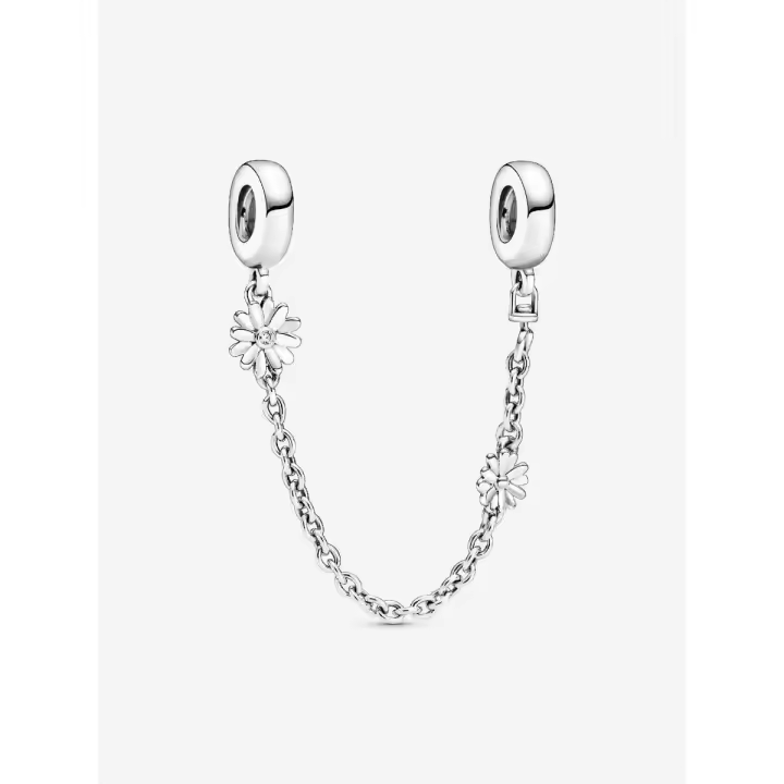 Pandora - Charm de Cadena de segregad with Margaritas-Plata de Legislación - 1