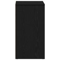 Gabinete Cosmético de Roble Negro vidaXL 80x40x75 cm Hecho de Madera Elaborada - details 5