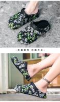 Sandalias De Hombre Talla Grande Con Suela Gruesa Antideslizante Para Playa Y Jardín EVA Cómodas Clogs Casuales Color Camuflaje - details 11