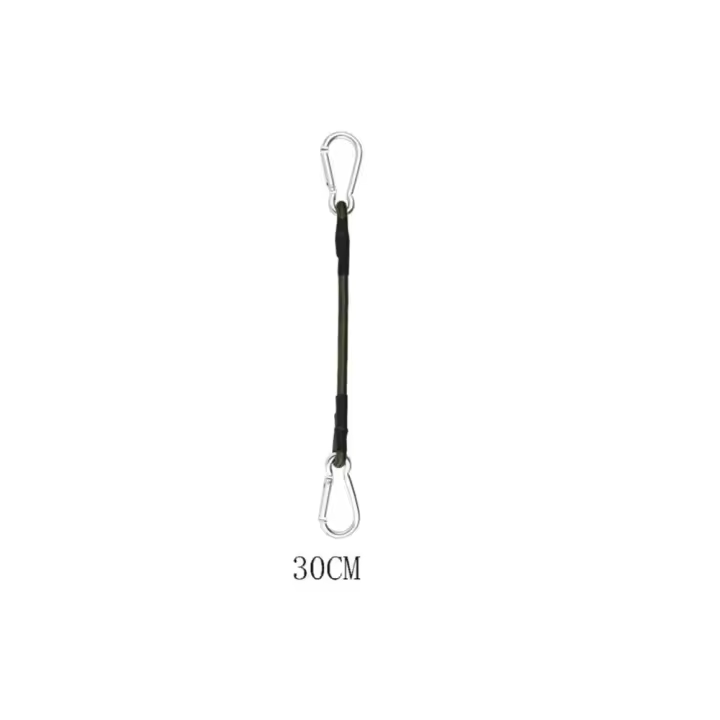 Cuerda De Camping Elástica Con Ganchos Para Lashen Tira De Cordón Para Actividades Al Aire Libre Y Deportes Material De Latex - 1