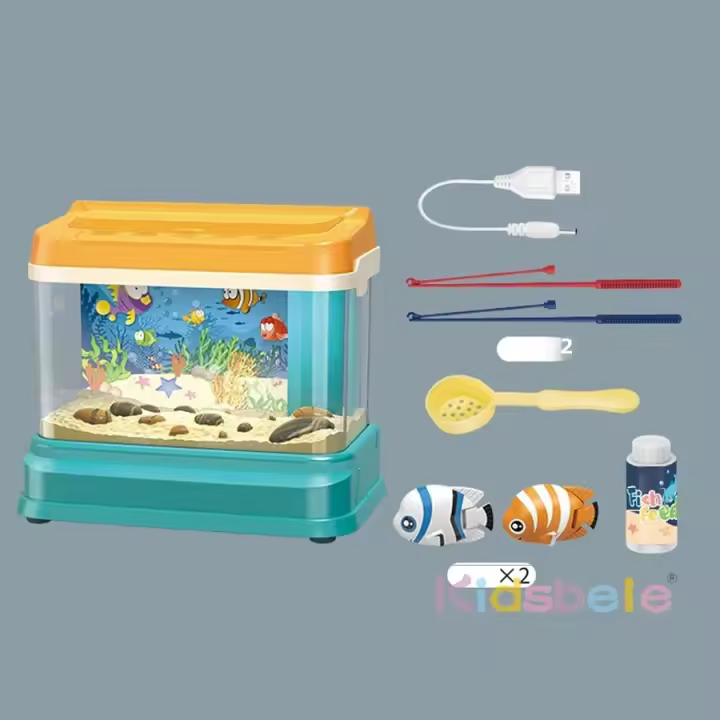 Juguete De Pesca Para Acuario Para Niños Juego De Pesca Desarrolla La Coordinación Ocular-Manual Juguetes Educativos Para Niños - 1