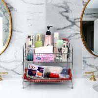 HOGUITA-Estantería Organizadora de Metal de 2 Niveles,Estante Multifuncional para Almacenamiento en Cocina, Baño, Oficina o Despensa | Organizador Compacto y Resistente para Ahorrar Espacio y Mantener Todo en Orden - details 7