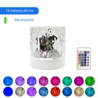 Proyector De Ondas De Agua Luz Nocturna 16 Colores Lámpara De Cristal De Llama Decoración Para Hogares Y Festivales - details 11