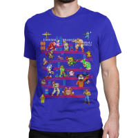 Camiseta De Algodón Para Hombre Con Collage De Juegos De Arcade Estilo Consola Vintage Camiseta De Manga Corta Cuello Redondo Regalo Para Gamers - details 5
