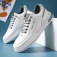 Zapatos Casuales Para Hombre De Color Sólido Y Moda Portátiles Cómodos Planos Antideslizantes Y Resistentes Al Desgaste Deporte Con Suela De Cuero Viscosa Talla Verdadera - details 14