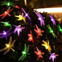 Luces Solares De 20 LEDs 4M Para Jardín Impermeables Decoración Navideña Cadena De Luces Solar Para Fiesta Y Jardín - details 5