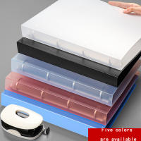 Nueva Carpeta De Anillo A4 Con 4 Agujeros Y Clips De Tipo D Color Azul PP Perforada Y Transparente Para Organizador De Documentos - details 0