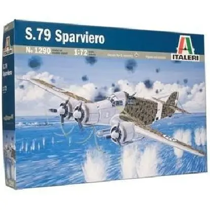 Italeri 1290 - Maqueta avión SM-79 SPARVIERO. Escala 1/72 - 1