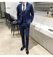 Traje De Moda Para Hombre 2025 ( Blazers + Chaleco + Pantalones) Estilo Artístico Casuál Elegante Tamaño M-5XL Para Bodas Y Trabajo - details 22