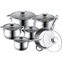 Batería de cocina de acero inoxidable válida para inducción 12 piezas TRÉBOL ADVANCE - details 2