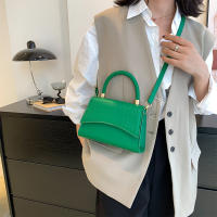 Bolso De Hombro De Cuero PU Sólido Para Mujer Bolso De Mano Pequeño De Diseñador Moda Bolso Cruzado De Lujo Con Asa Superior - details 12