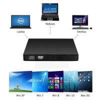 Leer DVD Y CD Con USB 2.0: Lector Portátil De Música Y Películas MP3 Para Computadora De Escritorio Y Laptop Compatible Con Windows 7/8/10 - details 1