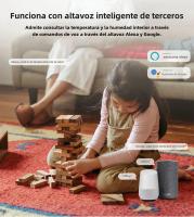 Sensor De Temperatura Y Humedad Zigbee WiFi Tuya Monitoreo Remoto Por App Para Hogar Inteligente Compatible Con Alexa Google Assistant - details 3