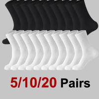 Calcetines Redondos Neutrales De Verano Absorbentes De Sudor Transpirables Suaves Y Cómodos Para Parejas Deporte 5/10/20 Pares - details 0