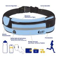 ARISE SHOP-Longfit Sport Bolso auxiliar running,Riñonera deportiva de Neopreno,Riñonera para correr, riñonera de entrenamiento, ultra ligera con salida para auriculares,cinturón de entrenamiento de fitness, cintura deportiva para mujeres y hombres - details 1