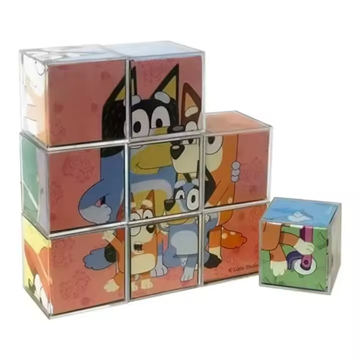 Cefa Toys Rompecabezas Bluey 9 Cubos 88319 - 1