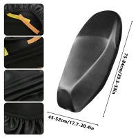 Cubierta De Asiento De Motocicleta Universal Protector De Sillín Elasticidad En Cuero PU Impermeable Cubierta Completa Para Motocicleta - details 9