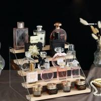 Exhibidor De Madera Acrílica De 2-7 Capas Para Cosméticos Perfumes Cupcakes Organizador De Muñecas Figuras De Acción Y Modelos Estantería De Almacenamiento Para El Hogar - details 12