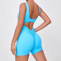 SSITO Mono Deportivo para Mujer, peleles, mono Deportivo para correr, entrenamiento de una Pieza para Yoga, Pantones cortos sin espalda, Pelele de Realce - details 7
