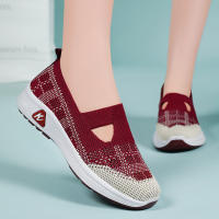 Zapatillas De Mujer Transpirables Y Suaves Para Verano Diseño Moda Suela De PVC Tacón Bajo Cómodo Zapatos Slip-On Fabricado Con Malla - details 6