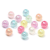 50pcs Cuentas De Acrílico Rotas De 8mm Colores Mixtos Espaciadoras Sueltas Para Fabricación De Joyas Pulseras Collares Accesorios - details 5