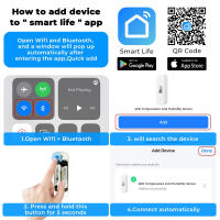 Sensor De Temperatura Y Humedad Bluetooth Mini Compatible Con APP Remota Tuya Termómetro Y Higrómetro Para El Hogar - details 13