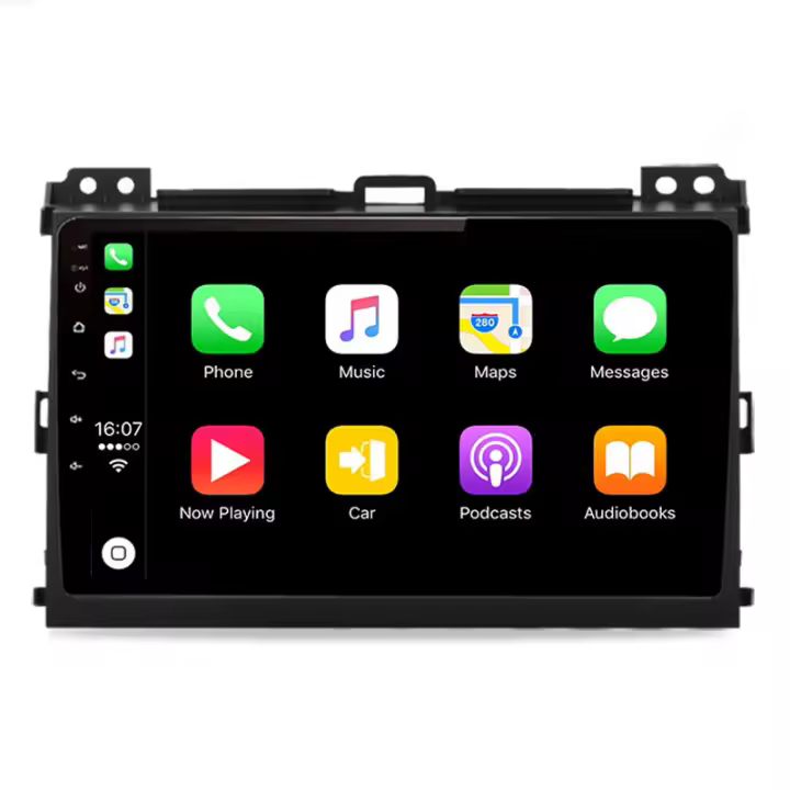 AWESAFE PX9 inalámbrico CarPlay Android Auto Radio para Toyota Land Cruiser Prado 120, 2004 2005 2006 2007 2008 2009 coche reproductor multimedia GPS 2 din autoradio volante controles RDS Bluetooth - 1