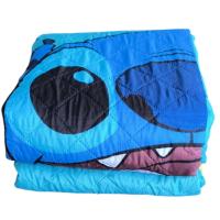 Colcha de Verano Infantil Stitch Azul Piña | 170x260 cm | Cama 90 cm | Ligera y Acolchada | Mecatienda - details 5