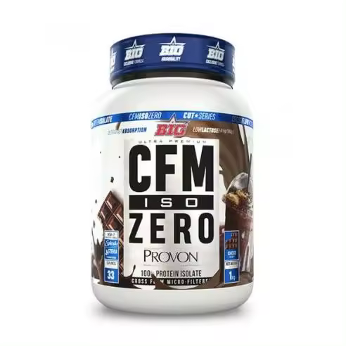 BIG CFM ISO ZERO 1 KG CHOCO DELIGHT - AISLADO DE PROTEÍNA DE SUERO - 1