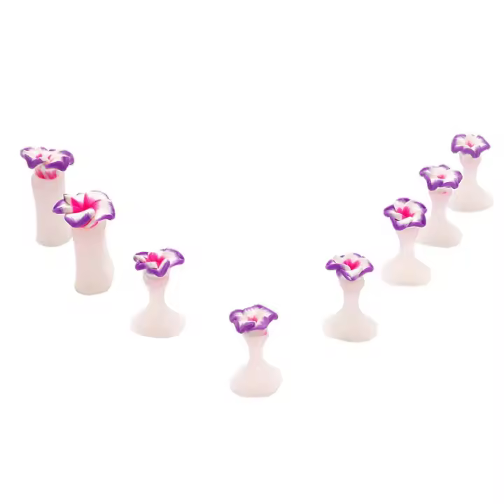 8Pcs Separadores De Dedos Para Pintura De Uñas De Silicona Suave Para Pedicura Conjunto De Espaciadores Para Pies - 1