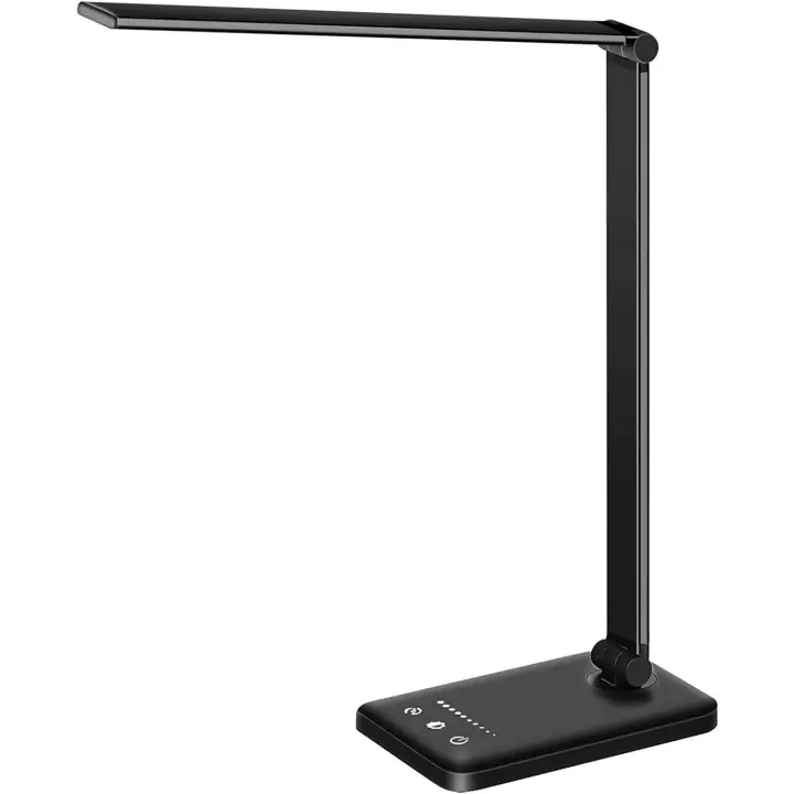 Lámpara de Escritorio LED, Flexo de Escritorio (Cuidado Ocular, USB, 5 Modos,10 Niveles de Brillo, Función de Memoria) - 1