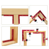 JIGHOLE Herramienta De Carpintería Rectángula De 160MM Clip De Posicionamiento Angular 90 Grados Placa De Fijación Para Trabajos De Madera - details 7