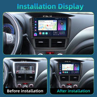 Podofo Radio de coche Android 2 Din para Subaru Forester 2008 2009 2010 2011 2012 Carplay 8+128GB AI Voice WIFI+4G DSP GPS Navegación Multimedia Reproductor de Video - details 1