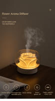 Difusor aromático sin BPA 400ml Mountain View aceite esencial aromaterapia difusor con Humidificador de lámparas LED de color cálido - details 0