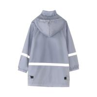 Chaqueta Impermeable Para Niños Con Gorro Y Bolsillo Para Actividades Al Aire Libre En Primavera Y Otoño Color Sólido - details 11