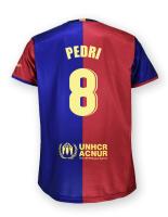 FC Barcelona, Pedri dorsal 8, Primera Equipación Temporada 24/25, Camisa, Unisex Adulto-Réplica oficial con licencia - details 0