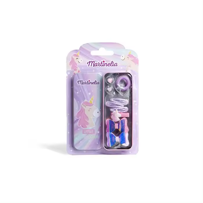 MARTINELIA CAJA METALICA ACCESORIOS PARA EL PELO UNICORNIO MARTINELIA COMPLEMENTOS - 1