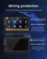 Reproductor Multimedia MP5 Para Coche HIPPBQCC 7 Pulgadas 1 DIN Pantalla Táctil FM ISO Entrada Auxiliar Bluetooth USB Línea De Espejo Autoradio - details 6